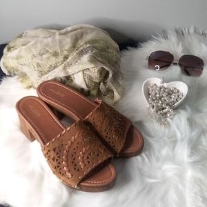 Aldo block heeled sandals